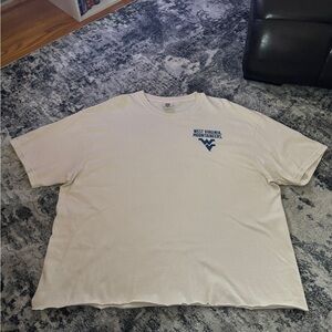 Comfort Colors WVU Mountaineer Cream Graphic T Shirt